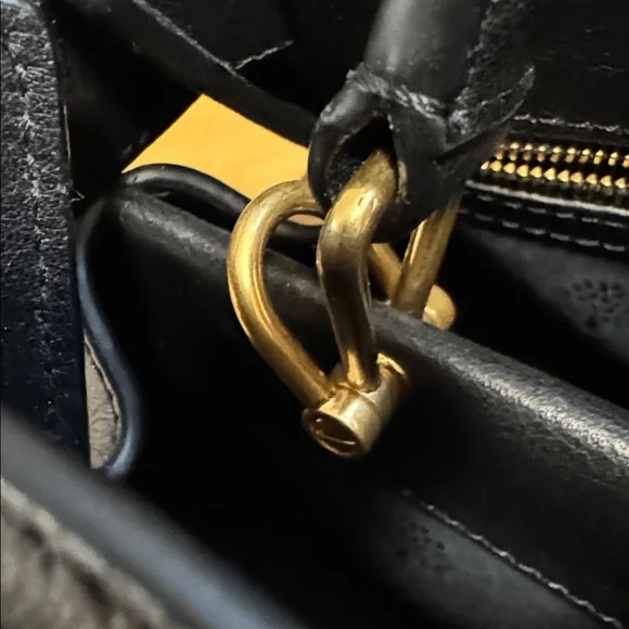 Mulberry rare Islington satchel shoulder bag silky black leather NWT - Picture 10 of 13